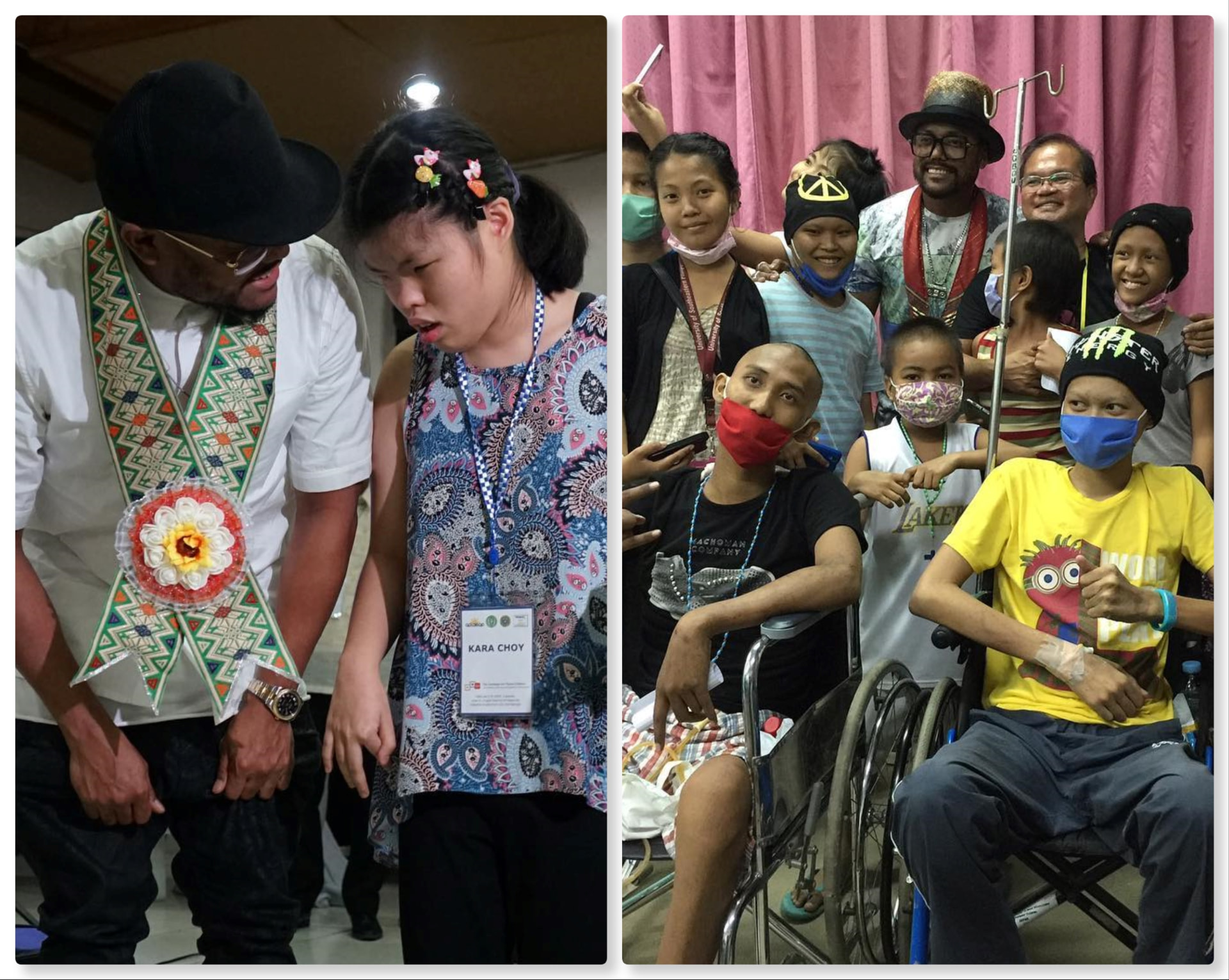 Apl of My Eye - Visiting young patients and families receiving care through the campaign.
